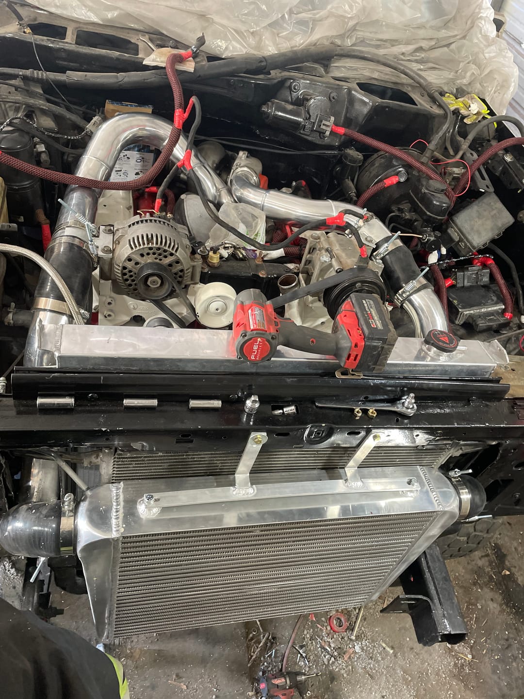 Customer photo review of OBS Intercooler Kit