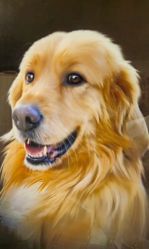 Customer photo review of Öl Pawtrait