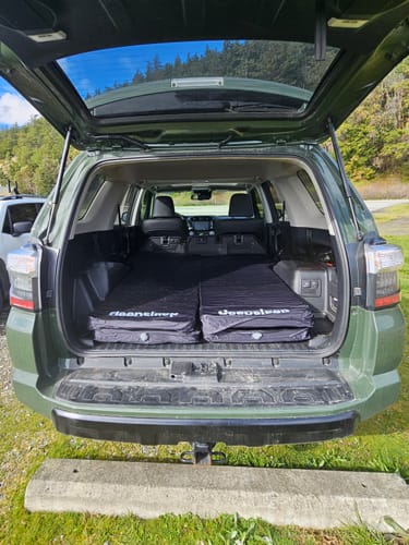 Customer photo review of Deepsleep Solo Camping Mat for Toyota 4Runner
