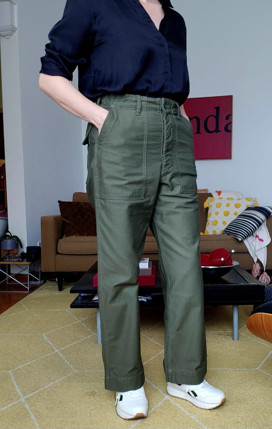 Customer photo review of Vietnam War OG-107 Utility Fatigue Pants