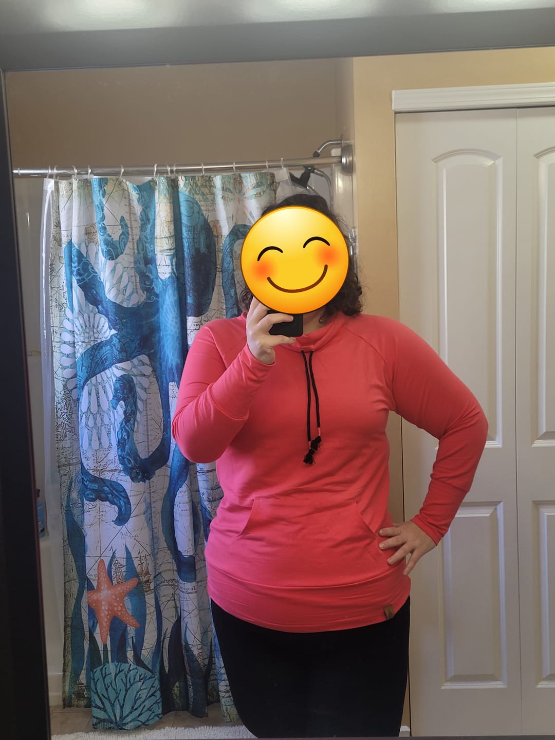 Customer photo review of *Pre-Sale* Cowl Sweatshirt (French Terry)