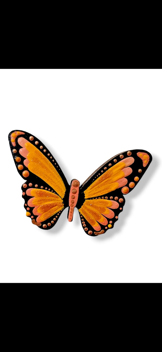 Customer photo review of Unfinished Wood Butterfly Silhouette - Craft- up to 24" DIY