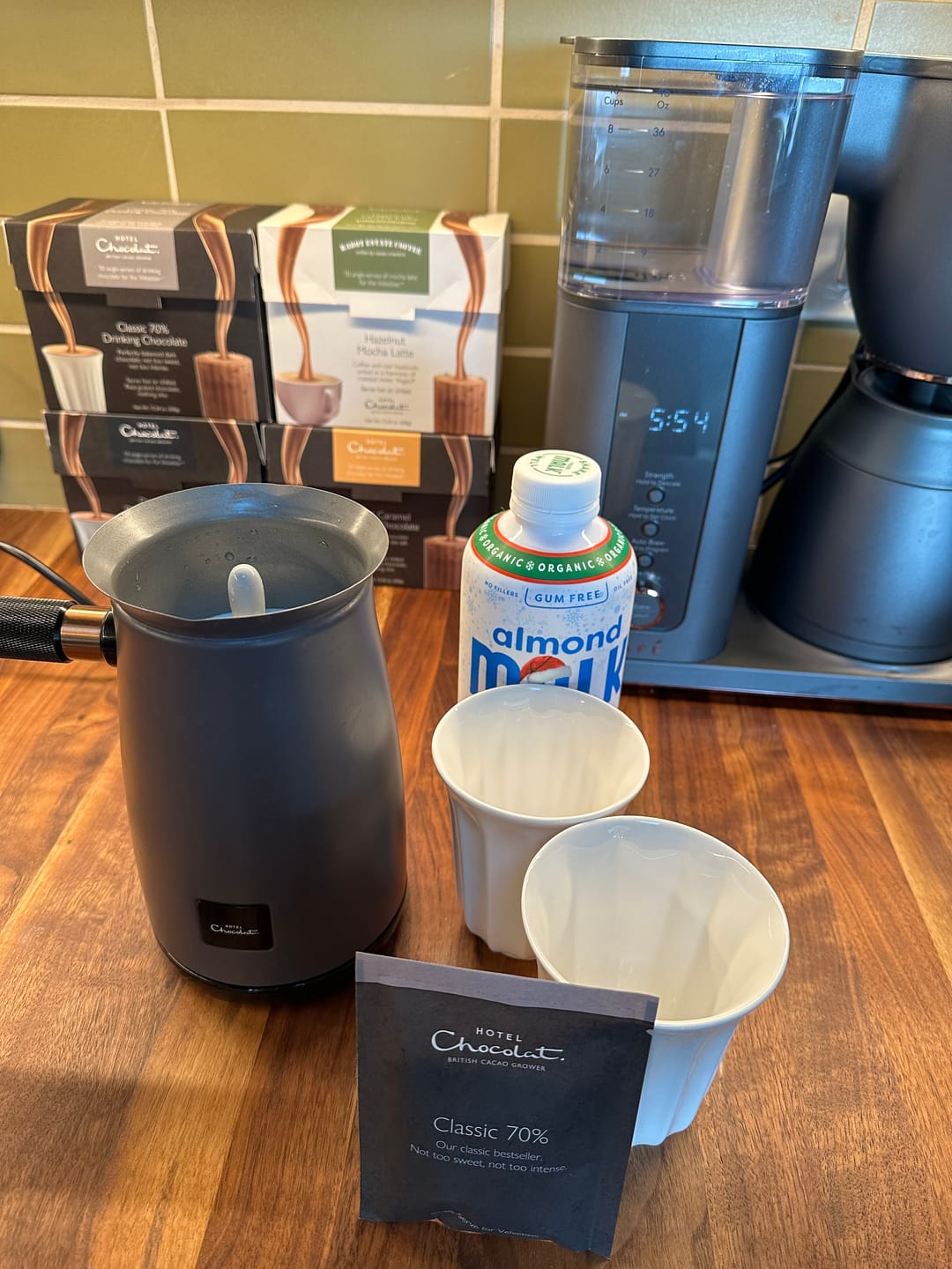 Customer photo review of Classic 70% Hot Chocolate Flakes