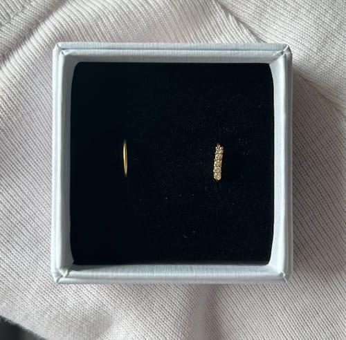 Customer photo review of Piercing au nez Nina