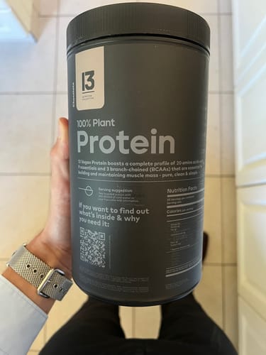 Customer photo review of 100% Plant Protein