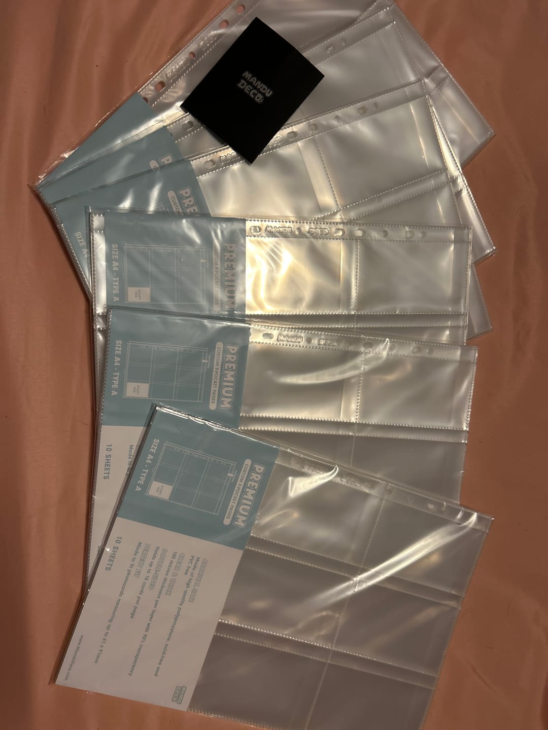 Customer photo review of CUSTOM A4 POCKET PAGES