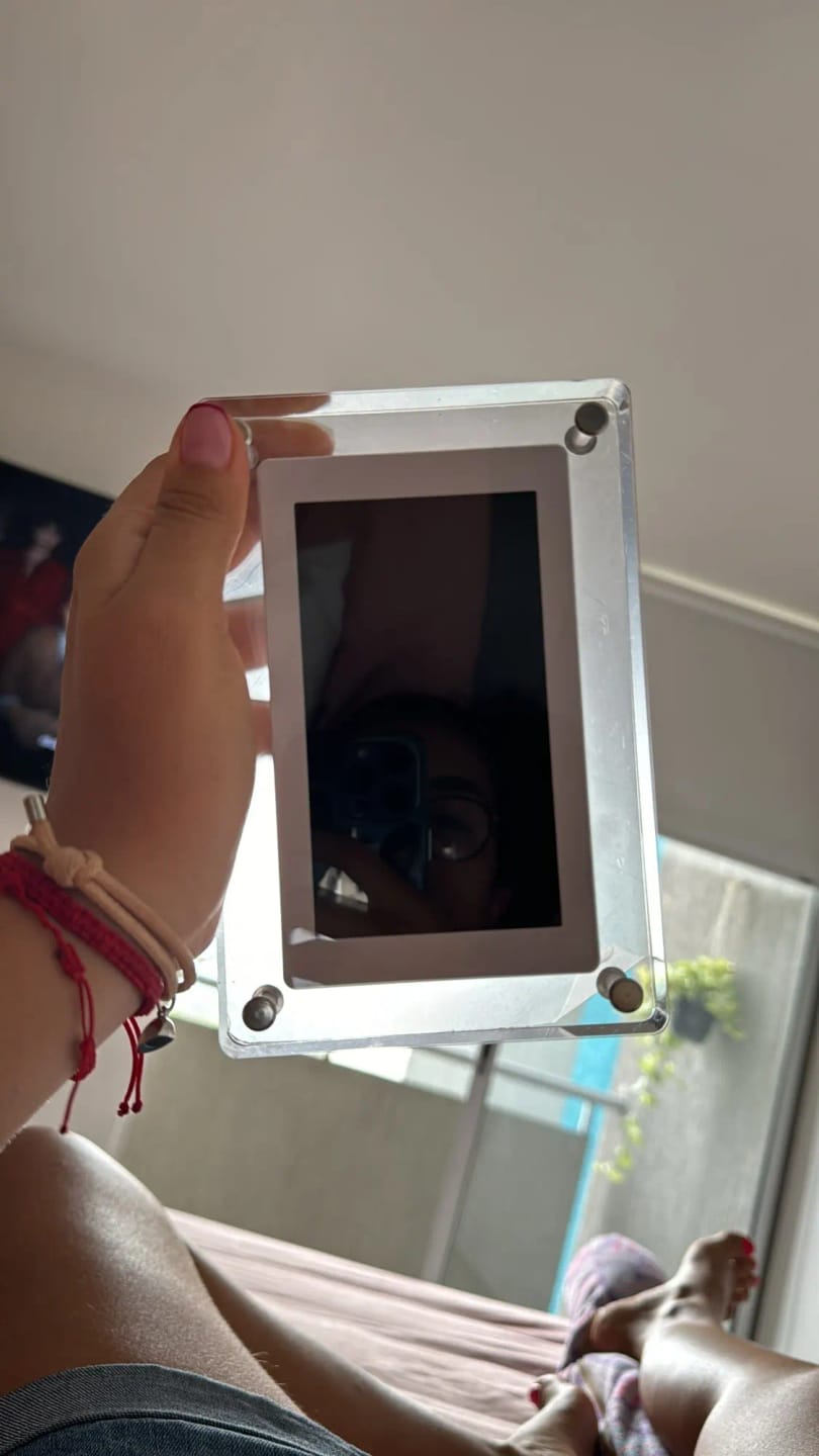 Customer photo review of My Lasting Bouquet™ Infinity Motion Frame