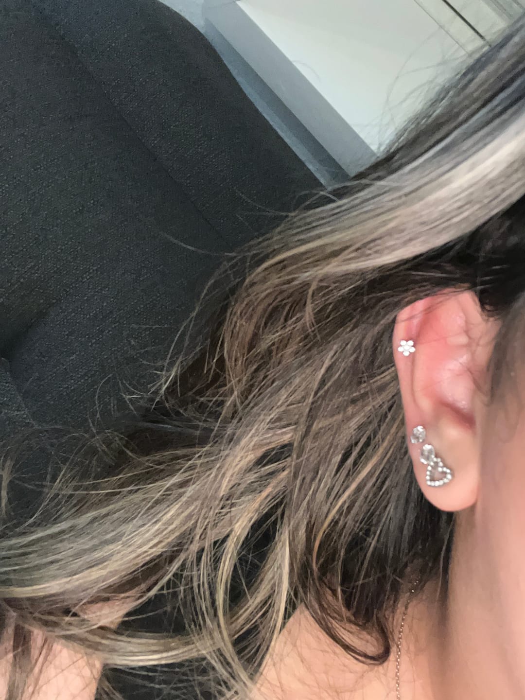 Customer photo review of Flower Piercing | Titan