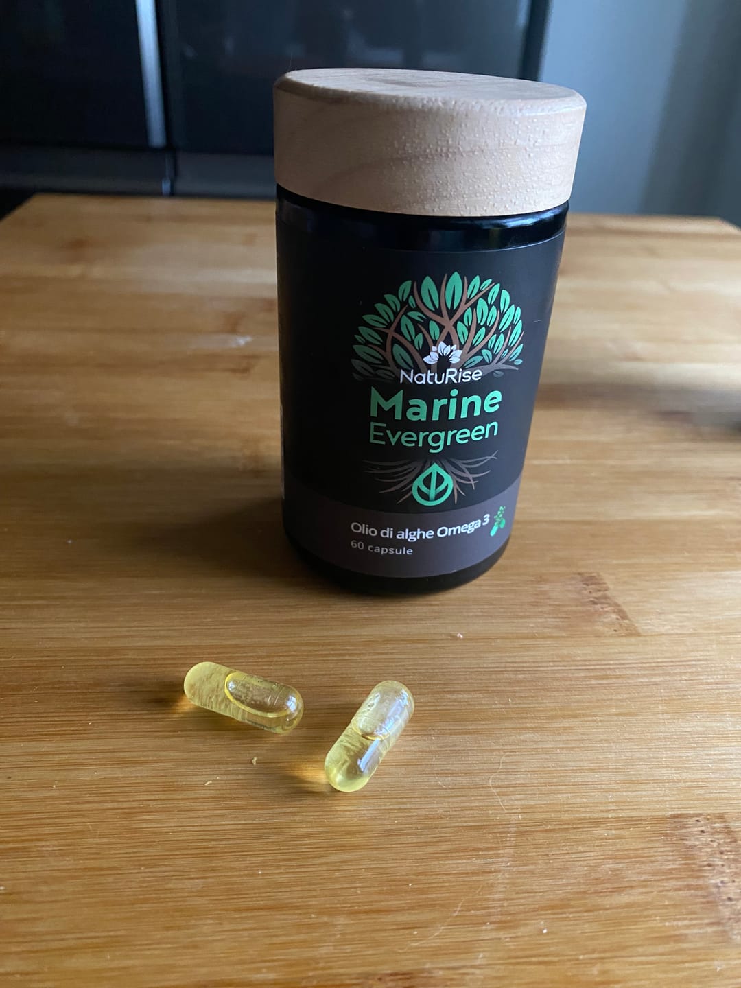 Customer photo review of Olio di alghe Omega 3 (60 capsule)