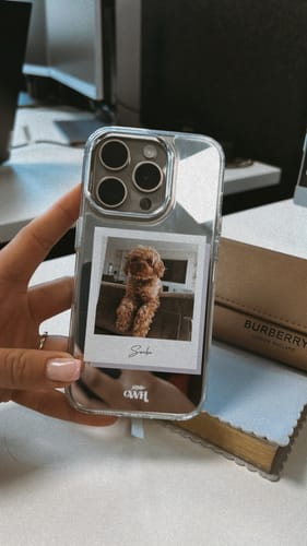 Customer photo review of iPhone 15 Pro - Personalized Polaroids Mirror Case