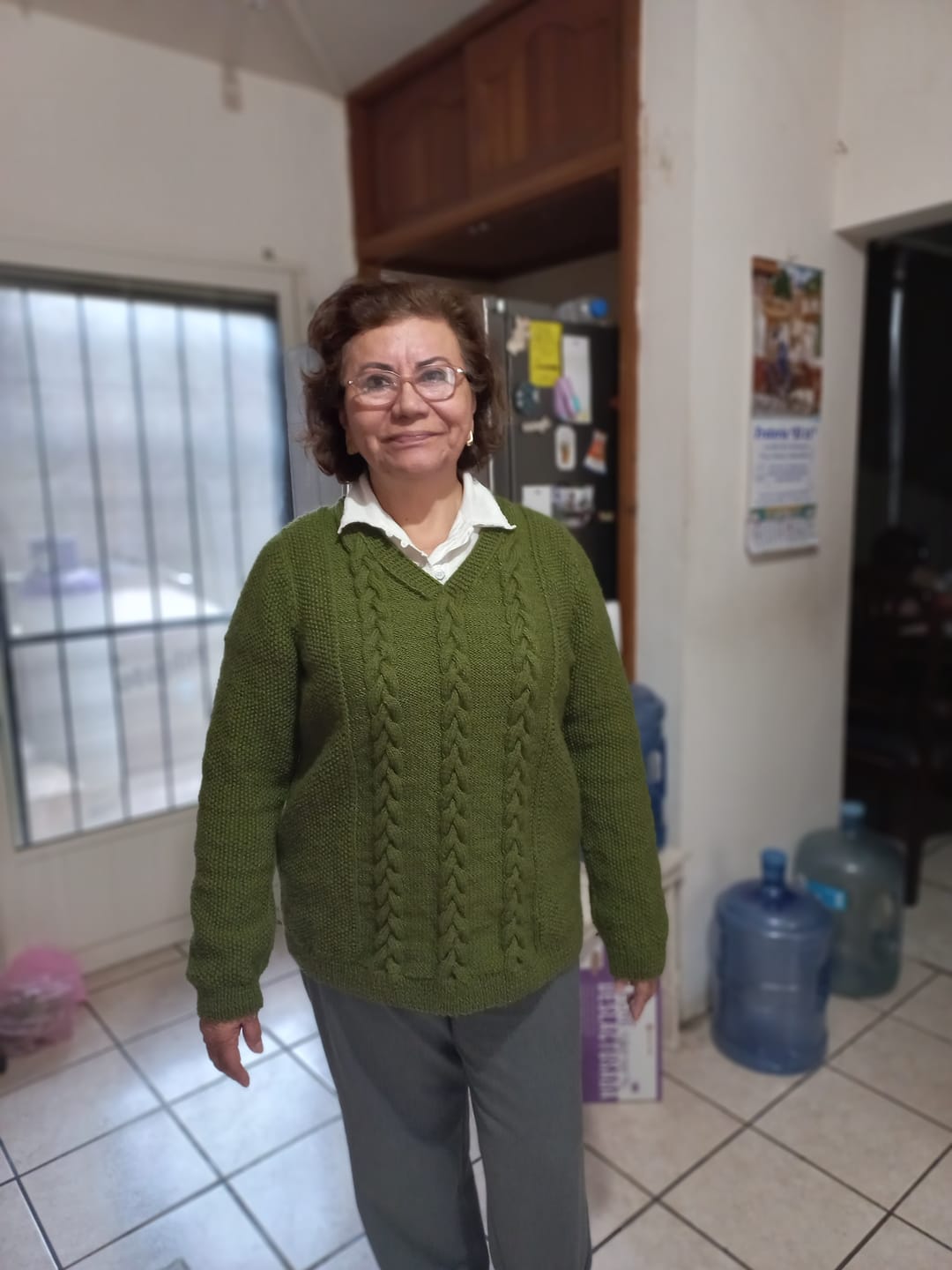 Customer photo review of Hilaza Eulali, marca Omega, MADEJA de 100g con 360m  ⭐