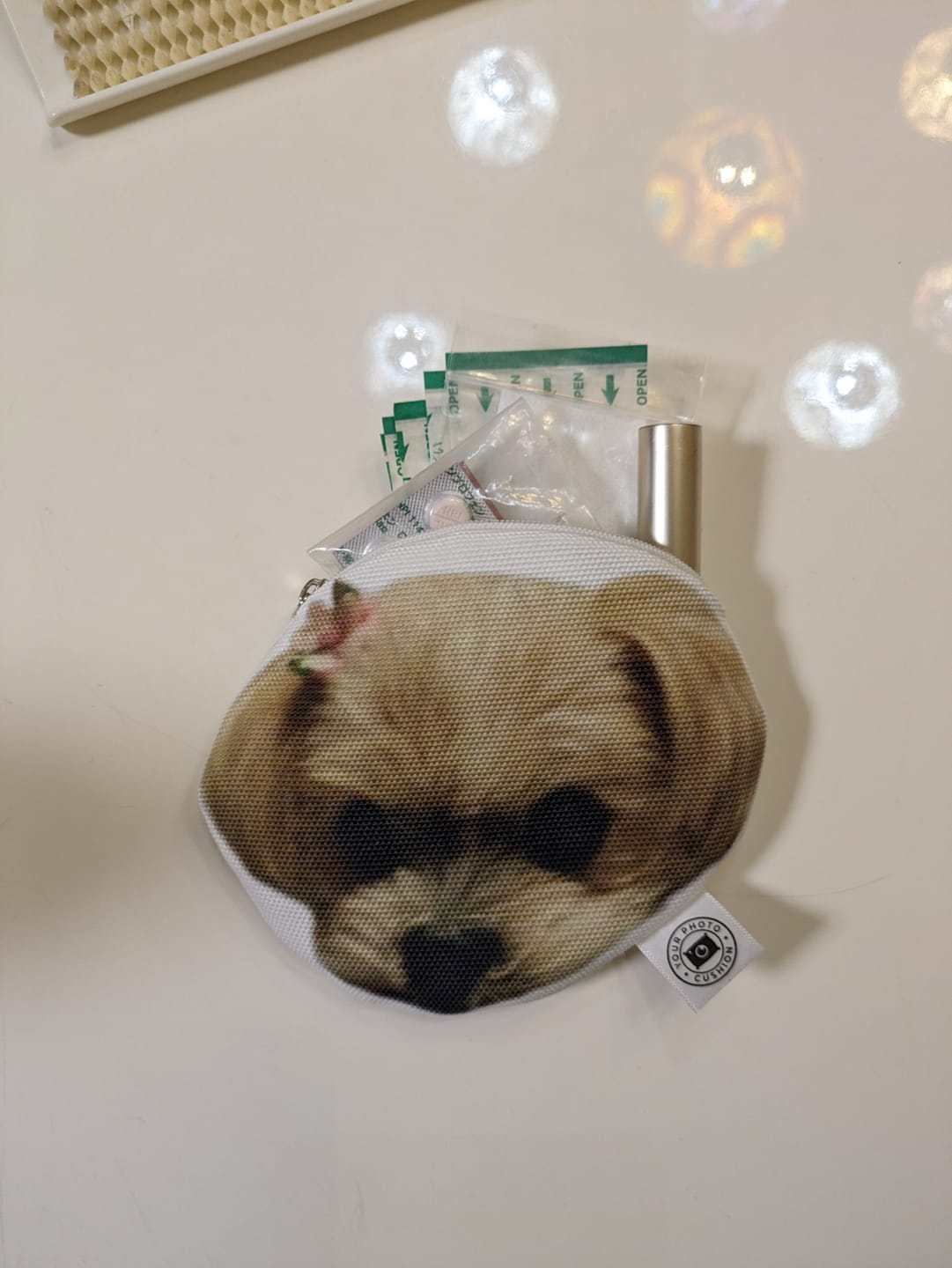 Customer photo review of 好きな写真で作るオーダーメイドプリントポーチコインケース財布
