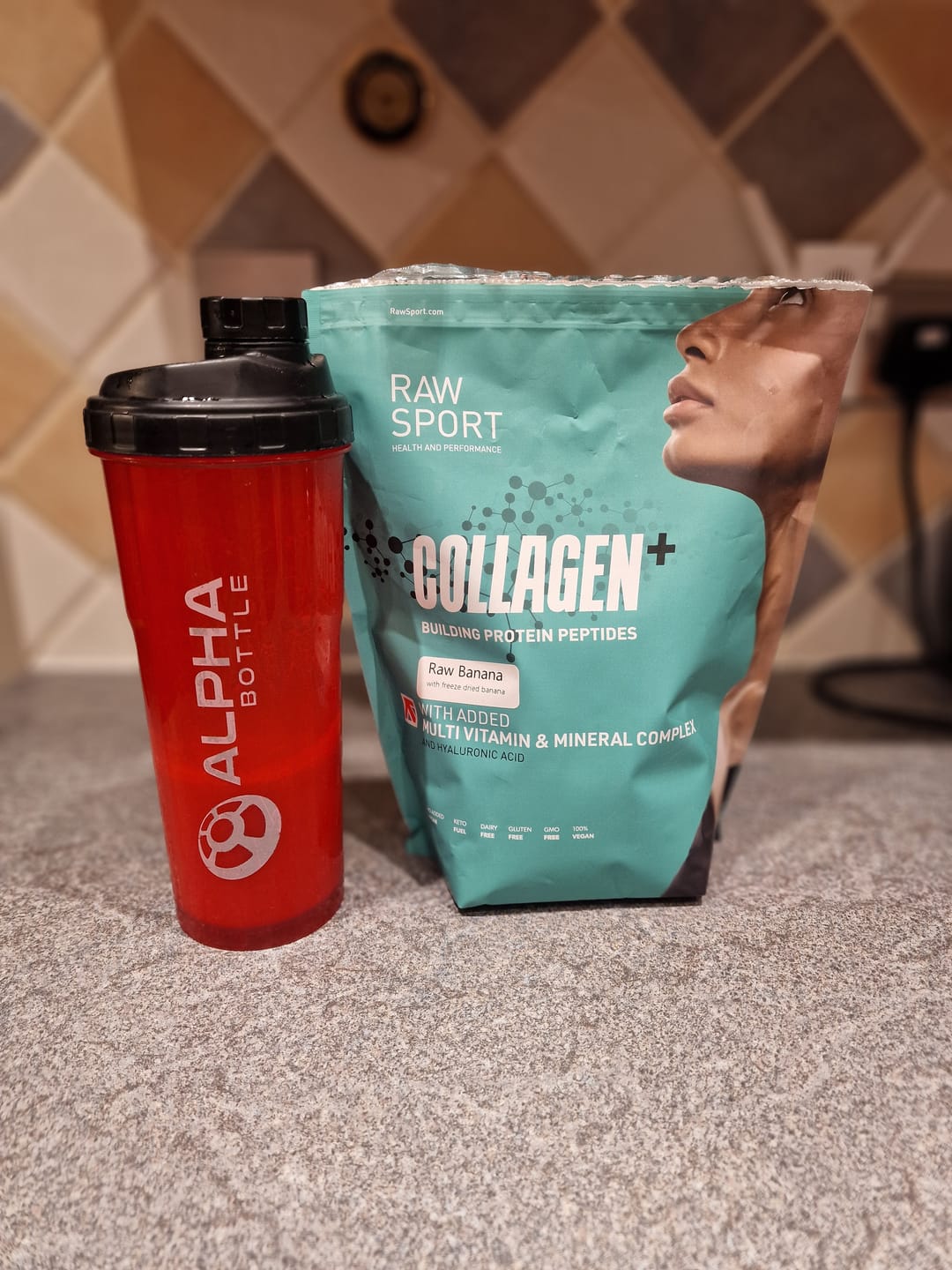 Customer photo review of Collagen + Peptide Protein Powder