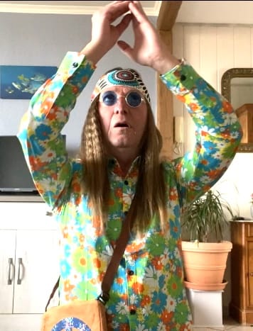 Customer photo review of Chemise à manches longues imprimé floraux homme