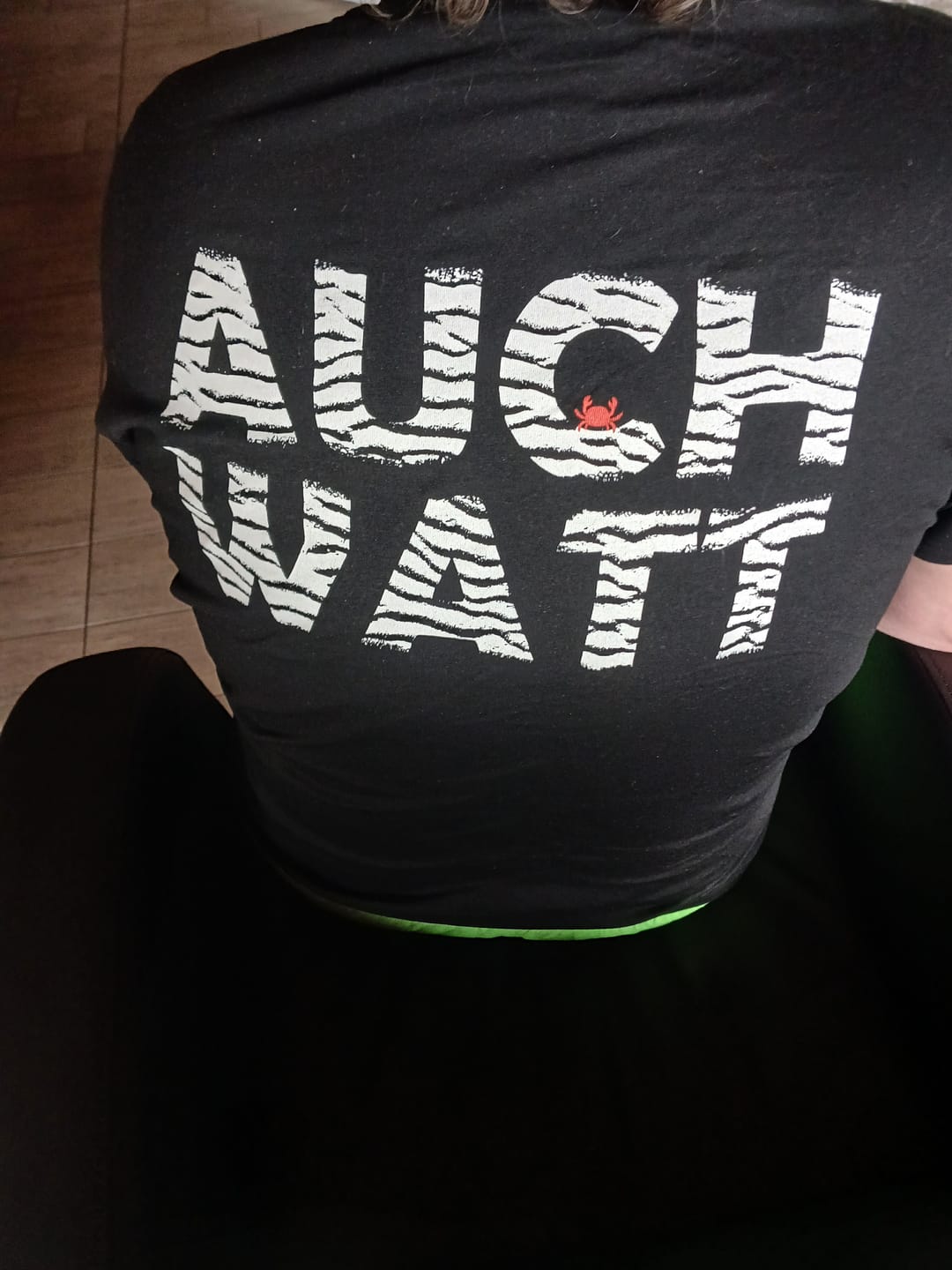 Customer photo review of Hinten steht auch watt · Herren Premium Bio T-Shirt *Lagerware*
