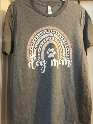 Customer photo review of Spiral Dog Mama DTF Transfer