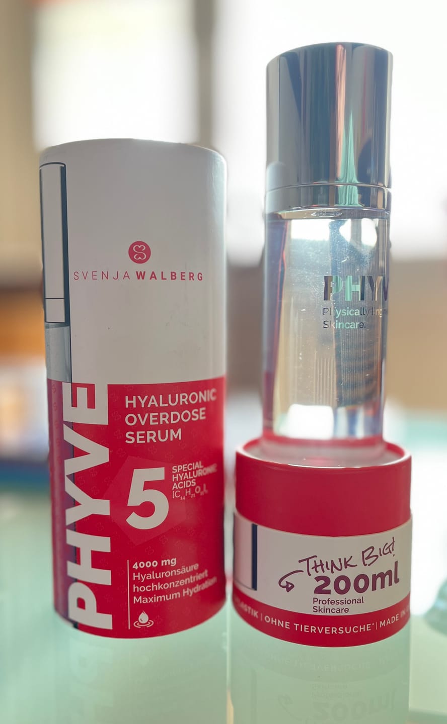 Customer photo review of PHYVE® - Hyaluron Serum