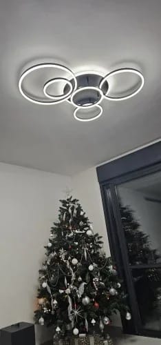Customer photo review of WOMO Circular LED Flush Mount Ceiling Light-WM1032