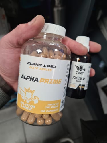 Customer photo review of Alpha Labz - Alpha Prime -Stimulateur de Testostérone pour une Croissance Musculaire Optimale
