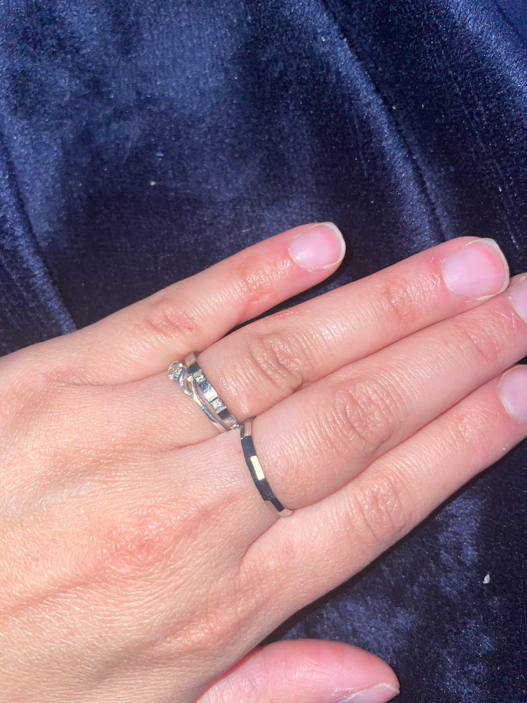 Customer photo review of Edgy Ring | 18K vergoldet