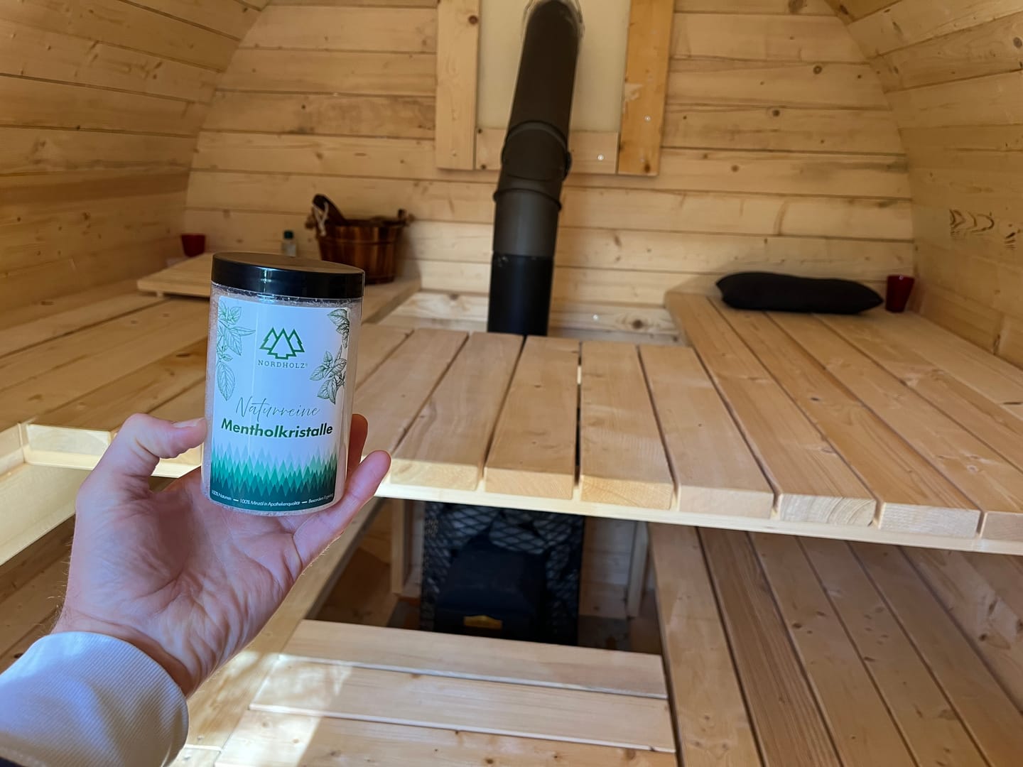 Customer photo review of Sauna Mentholkristalle