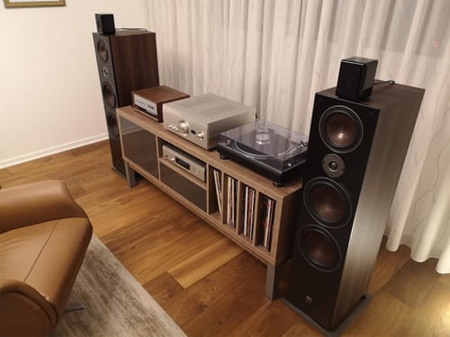 Customer photo review of Aperion PST Planar-Magnetic Ribbon Super Tweeter Speaker Pair MKII