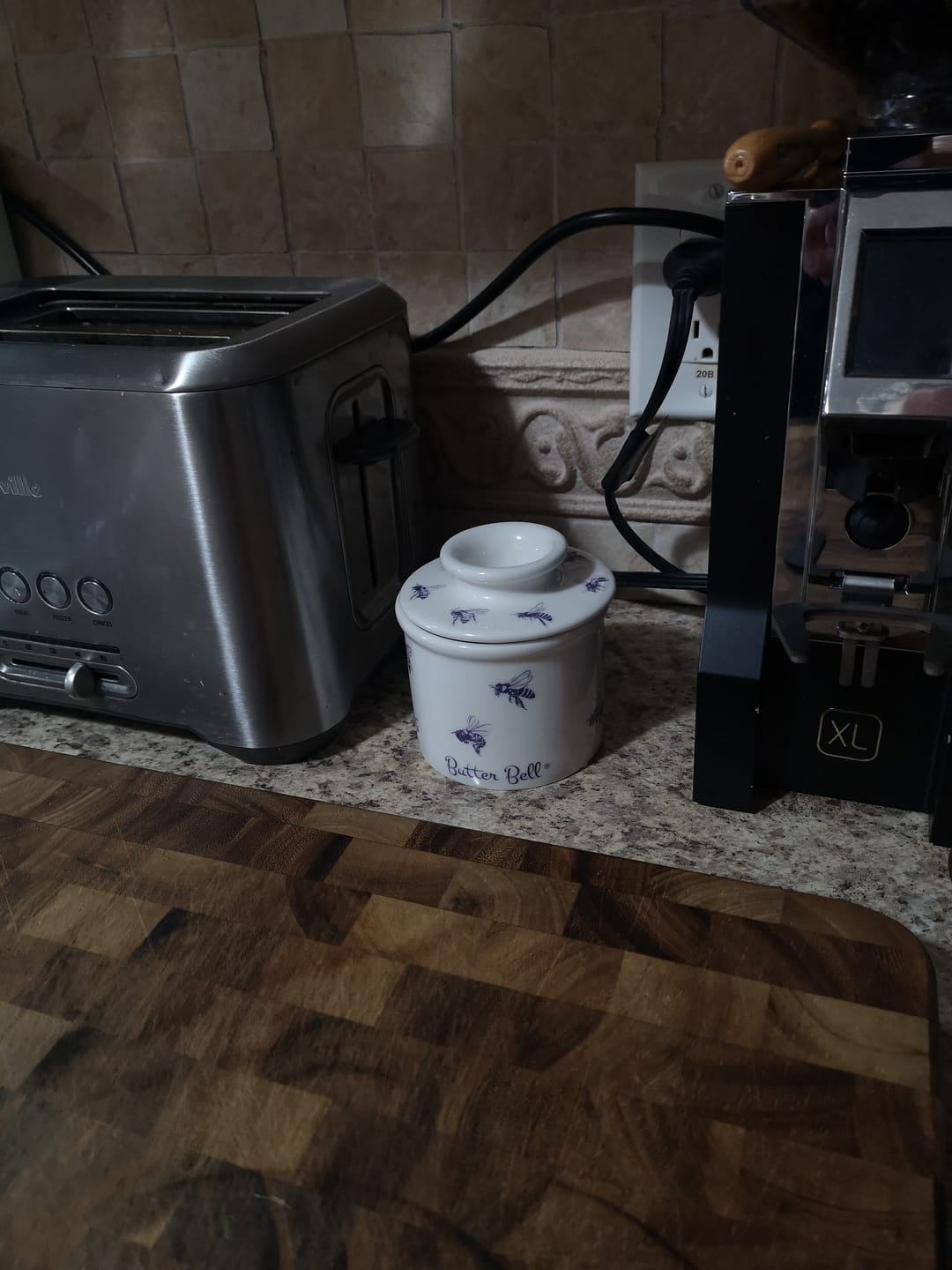 Customer photo review of The Honey Bee Butter Bell® Crock