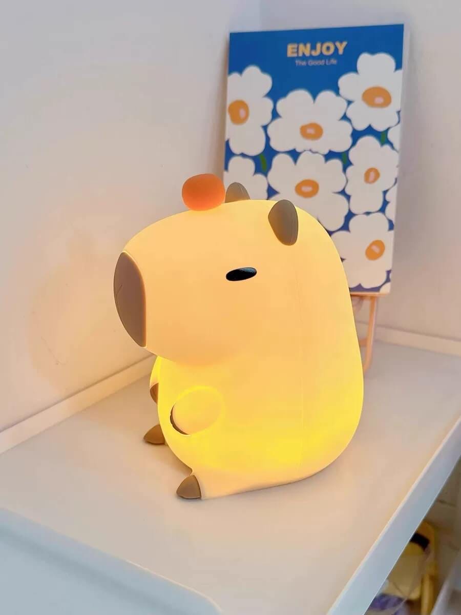 Customer photo review of MeWaii® Capybara Squishy Night Light - Perfect Gift 🎁
