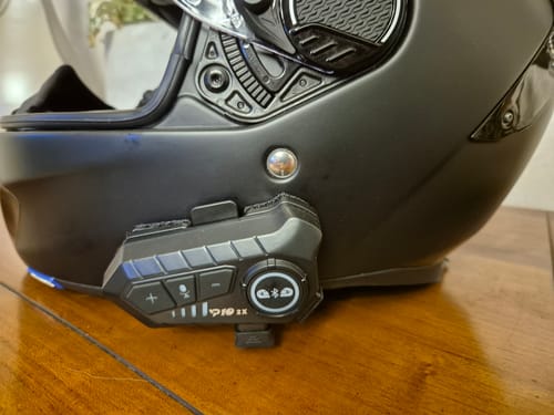 Customer photo review of Motarcom - L'intercom moto haut de gamme et abordable