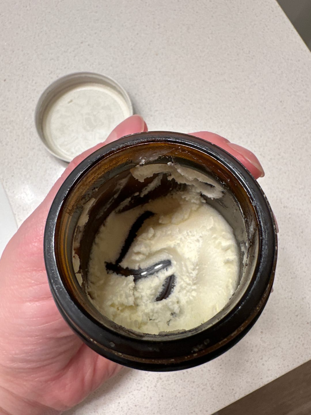 Customer photo review of Restorative Whipped Tallow Balm - 4oz Glass Jar