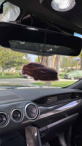 Customer photo review of Custom Car Air Freshener