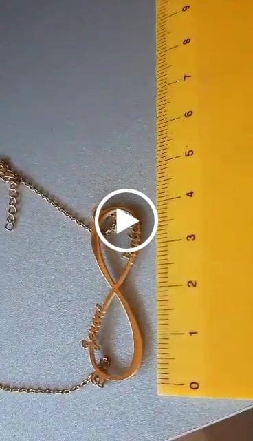 Customer video review of Collar Infinito ~ Personalizable