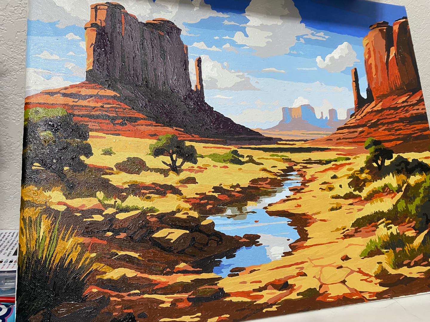 Customer photo review of Monument Valley - Paint by Numbers