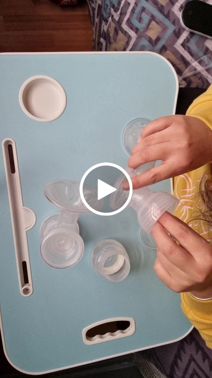Customer video review of Extractor de leche doble