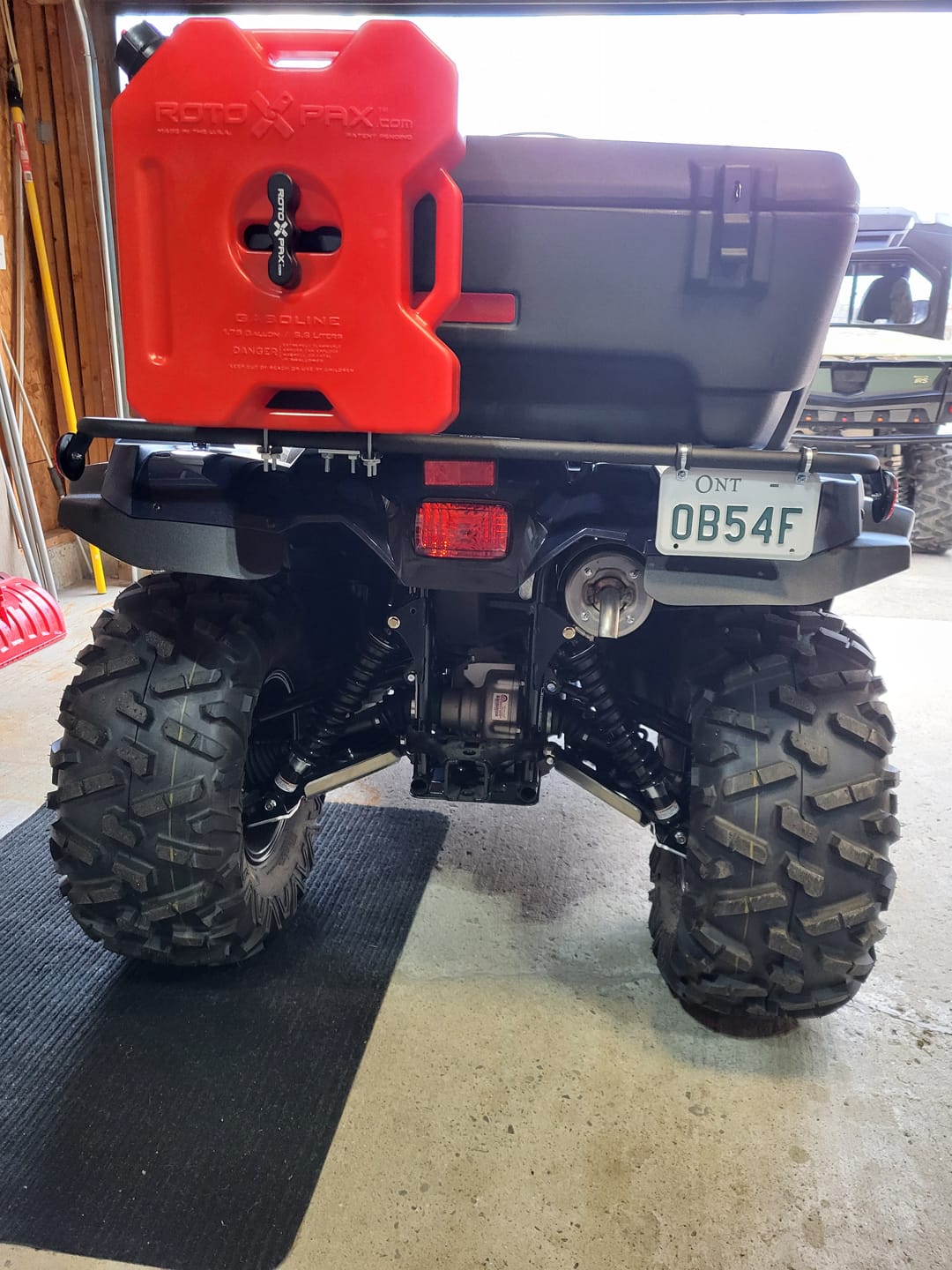 Customer photo review of Aluminum A-arm Guards for Yamaha Kodiak 450 (2018+)