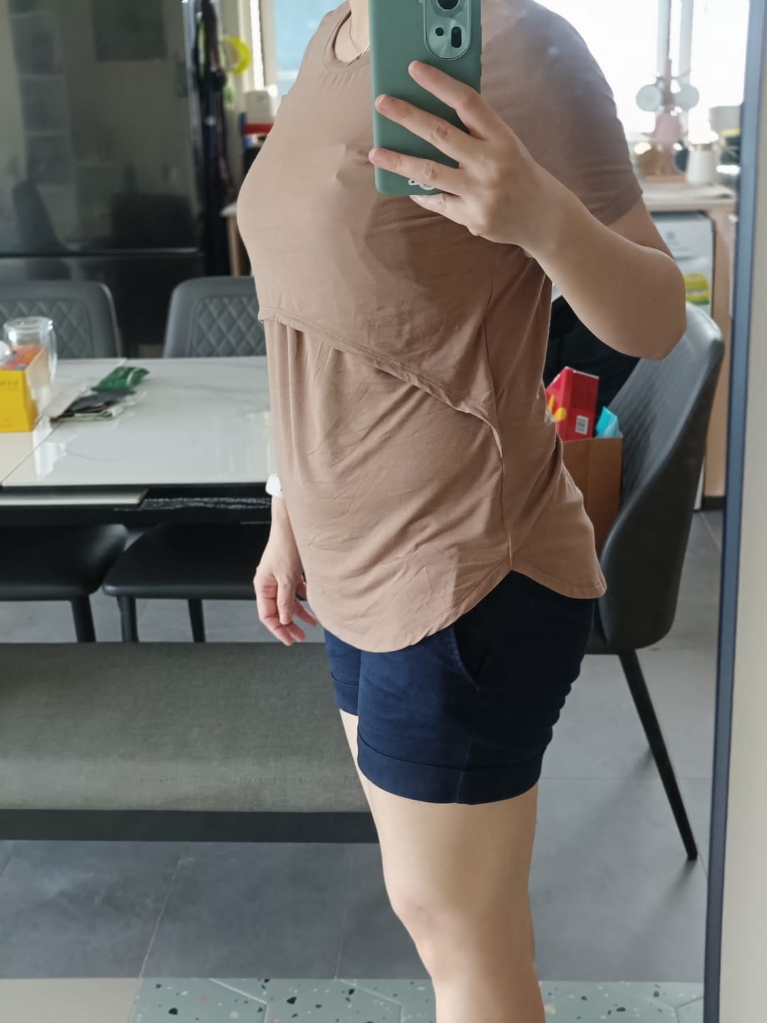 Customer photo review of Hensley Crew Tee