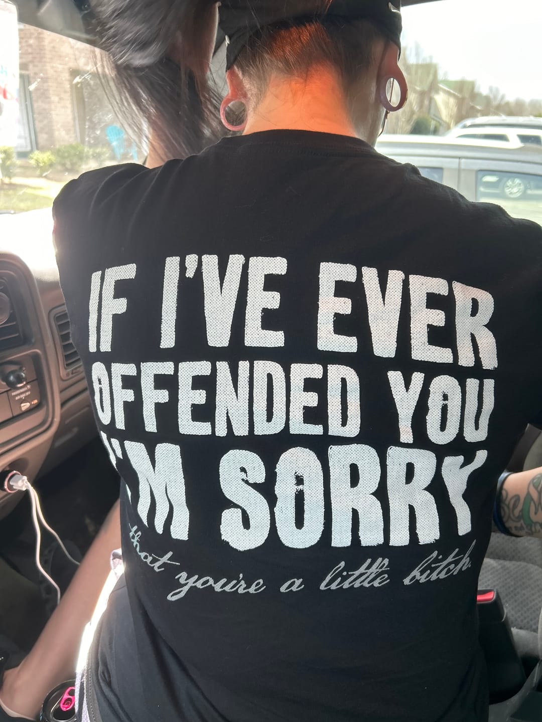 Customer photo review of If I've Ever Offended You I'm Sorry