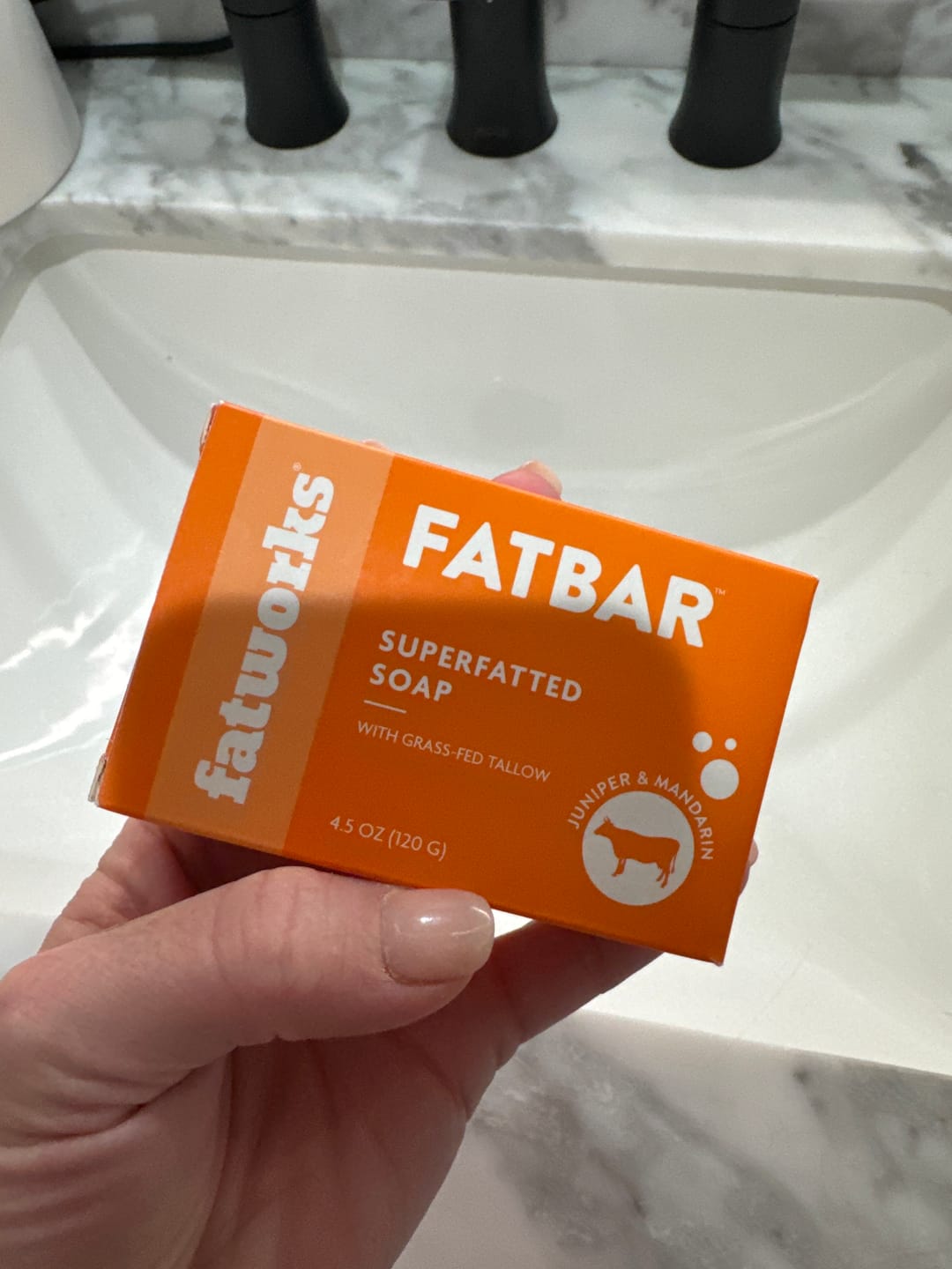 Customer photo review of FATBAR™ (4.25 oz) - Grass-Fed Tallow Soap Bar
