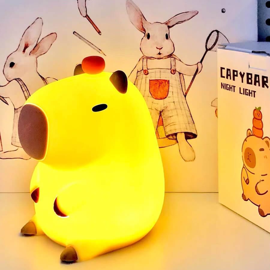 Customer photo review of MeWaii® Capybara Squishy Night Light - Perfect Gift 🎁