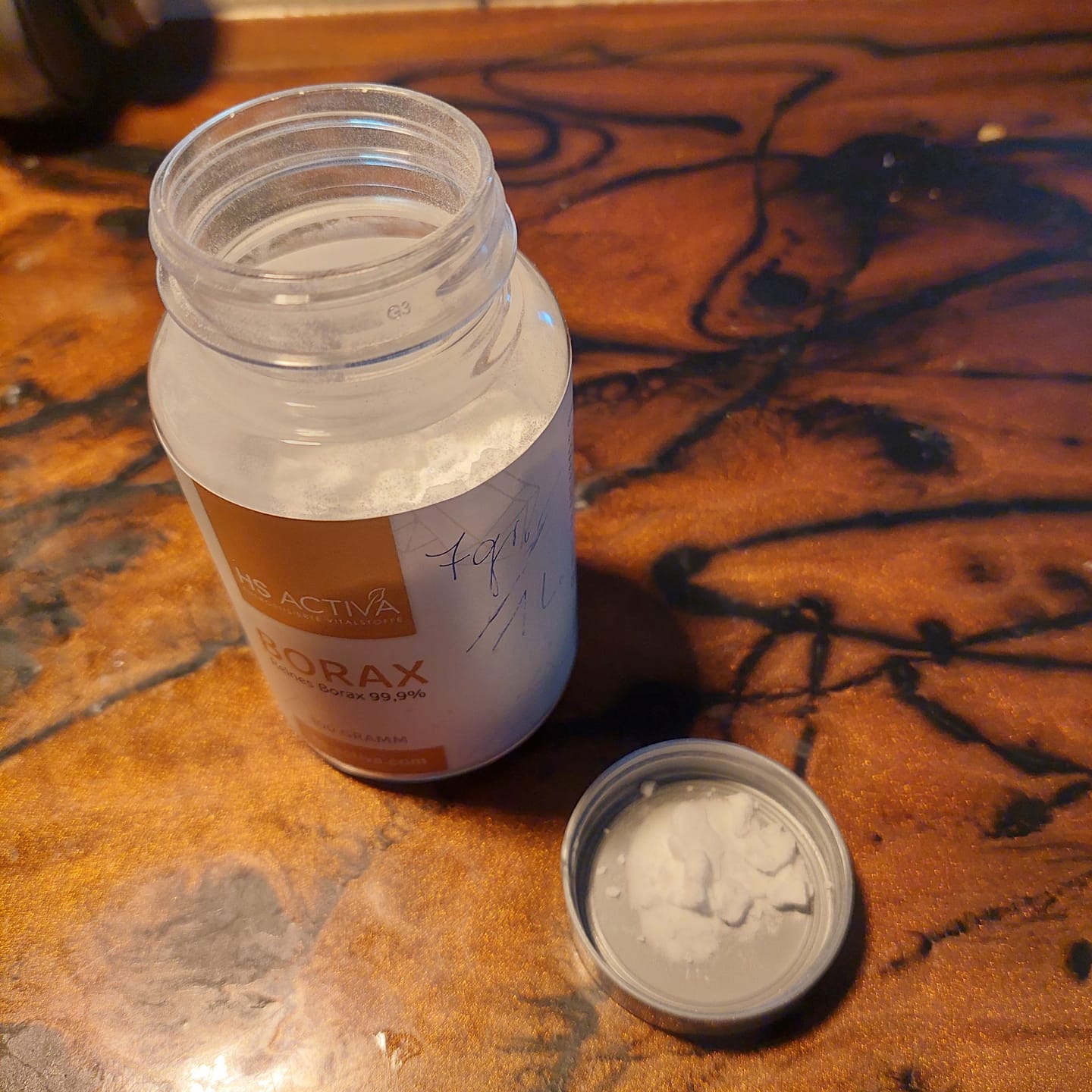 Customer photo review of Borax I Pharmazeutische Reinheit 99,9% I 100 Gramm