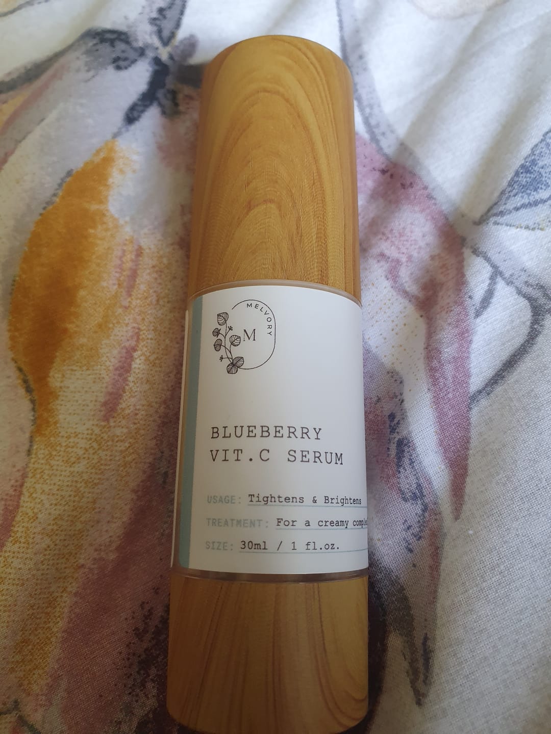Customer photo review of Blueberry Vitamin C Serum