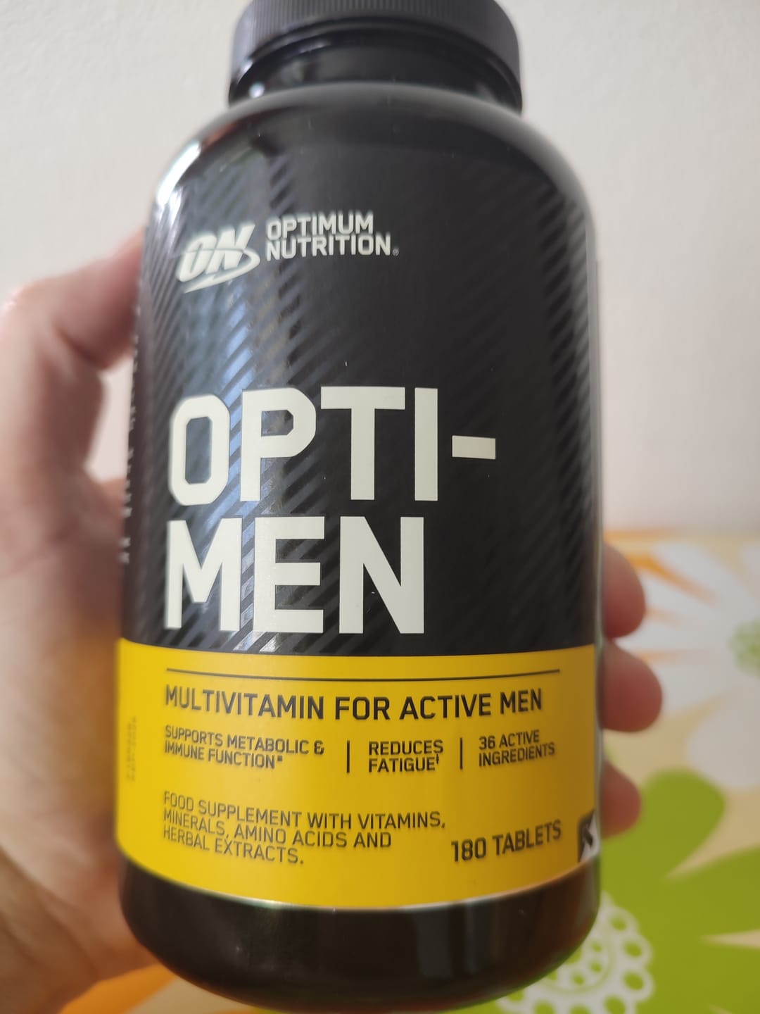 Customer photo review of Opti-Men Multivitamīni (180 tabletes)