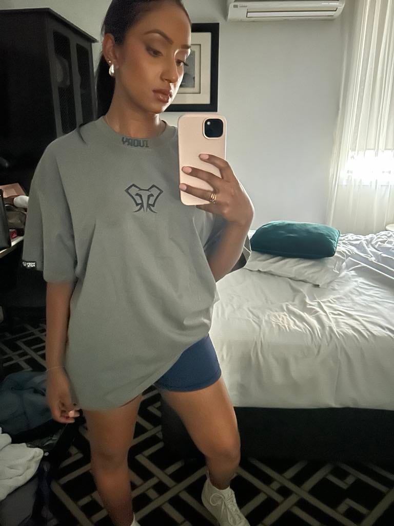 Customer photo review of Oversized Tee