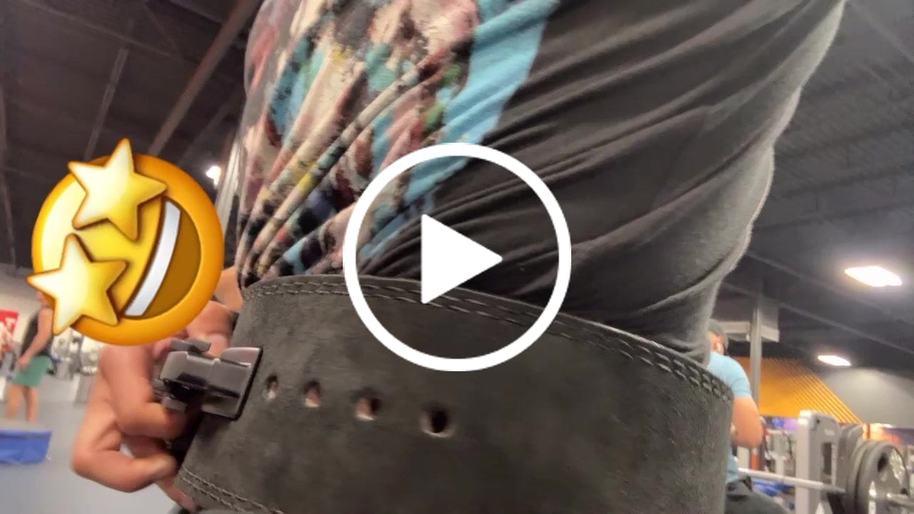 Customer video review of 10MM Premium Lever Belt