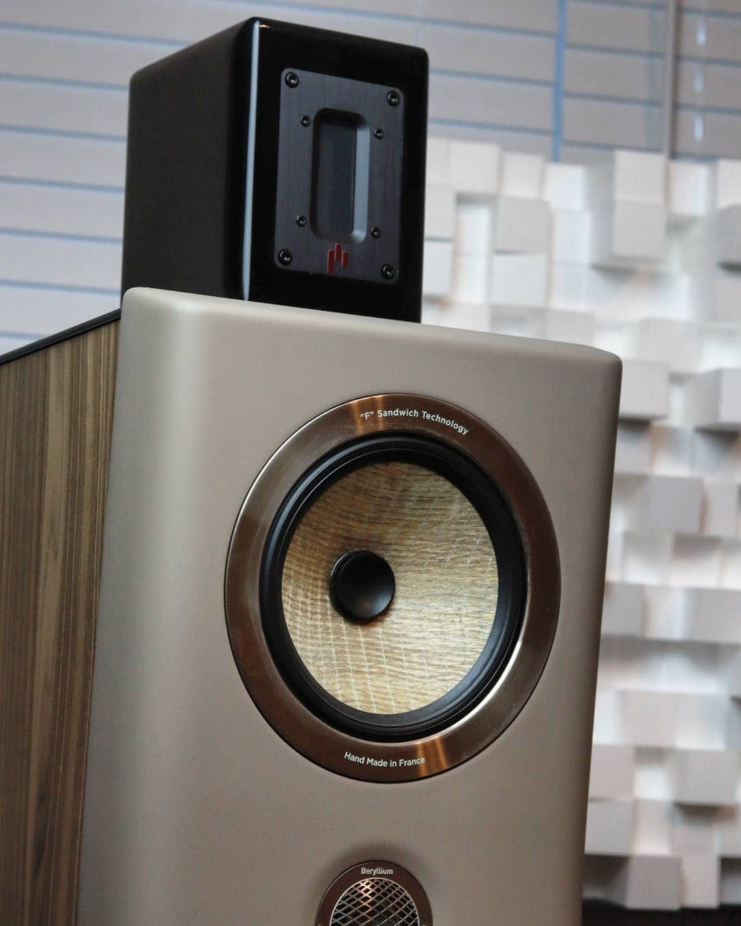 Customer photo review of Aperion RST Aluminum 3-inch Ribbon Super Tweeter Speaker Pair MKII