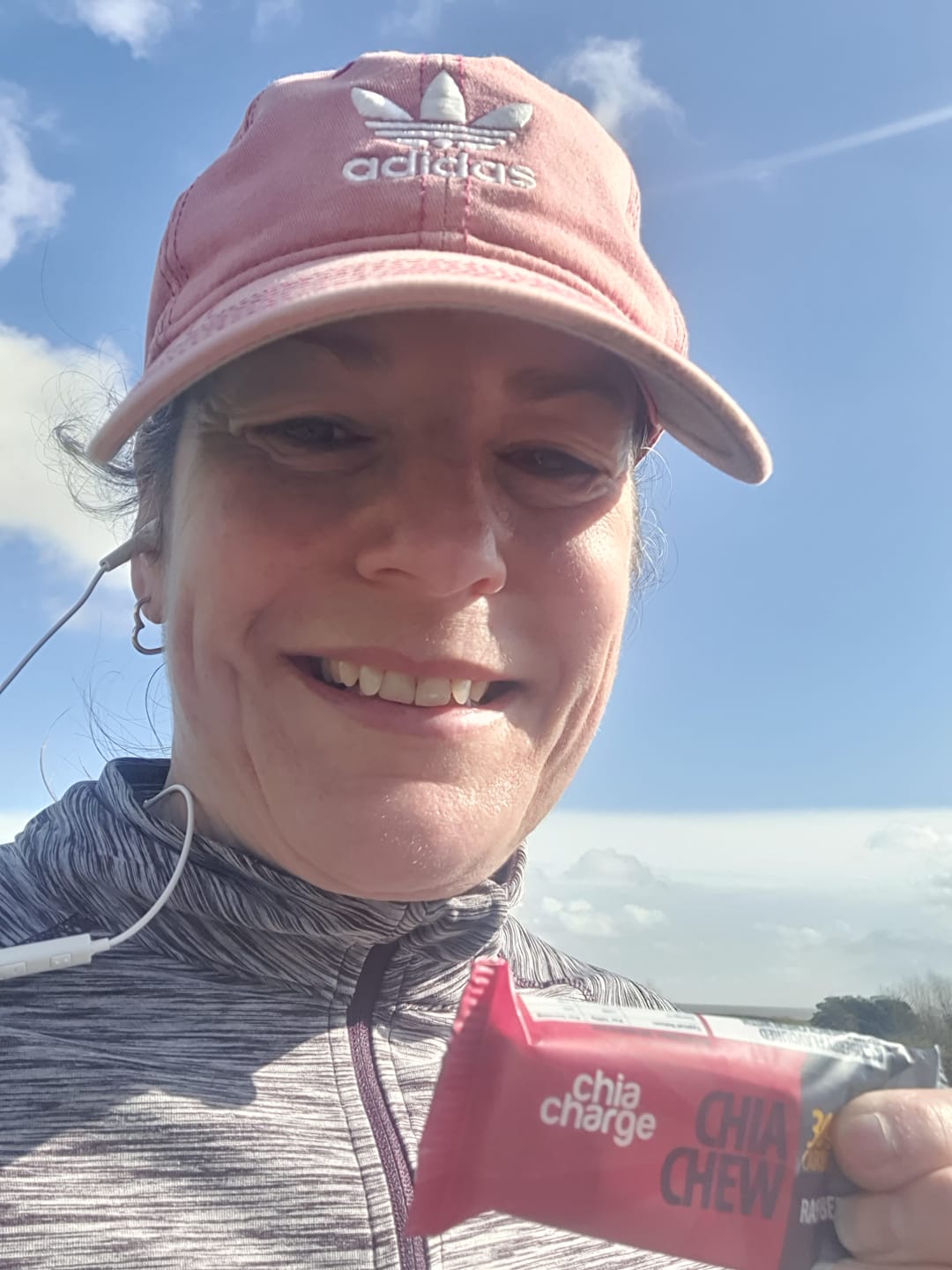 Customer photo review of Promo Single Pack Raspberry  Chia Chews - High Energy Chews, Gel and Drink Alternative