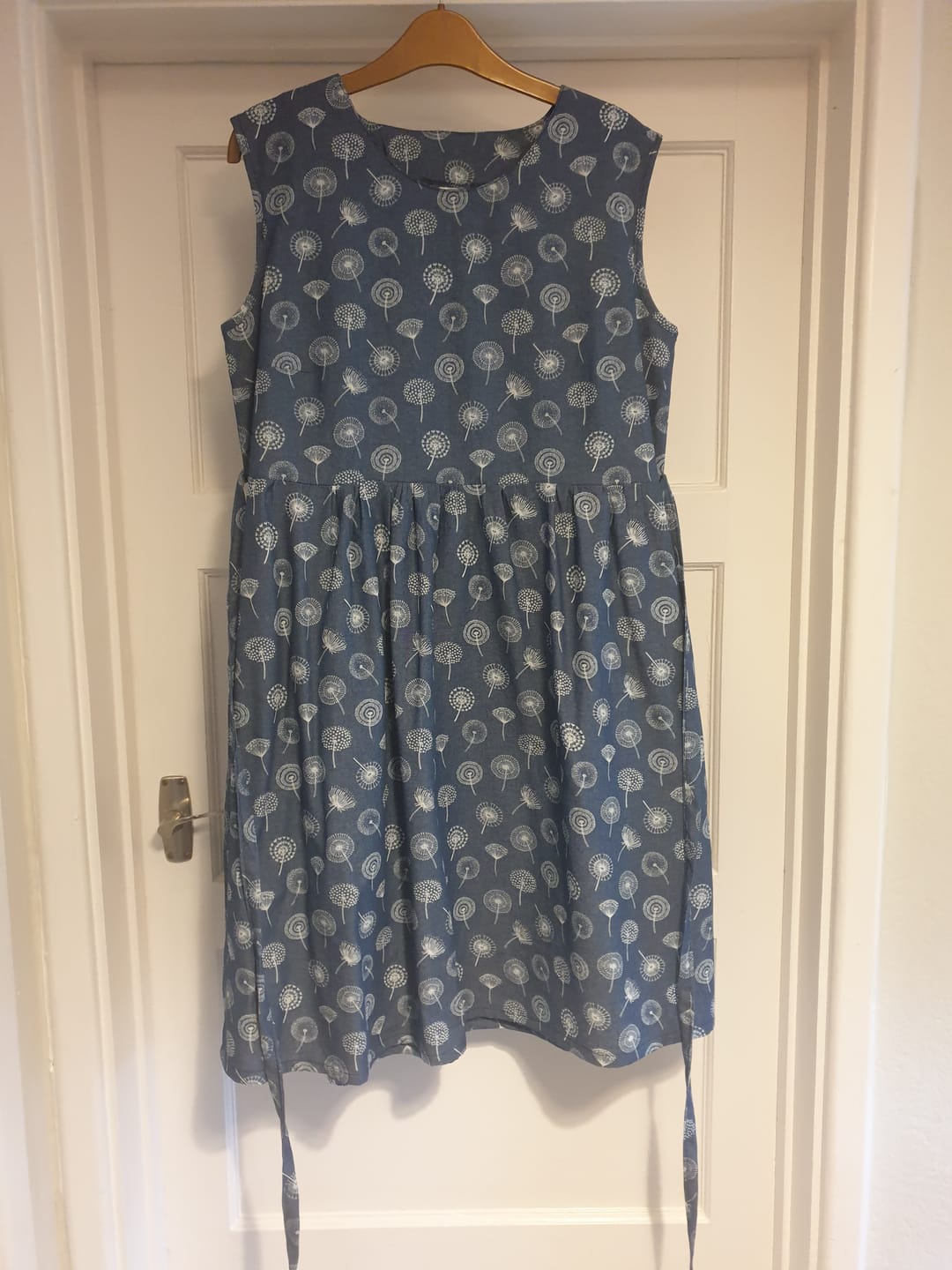 Customer photo review of Dandelions Chambray Denim Fabric