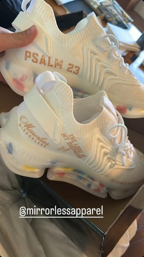 Customer photo review of Psalm 23s - Mens First Edition Christian Shoes