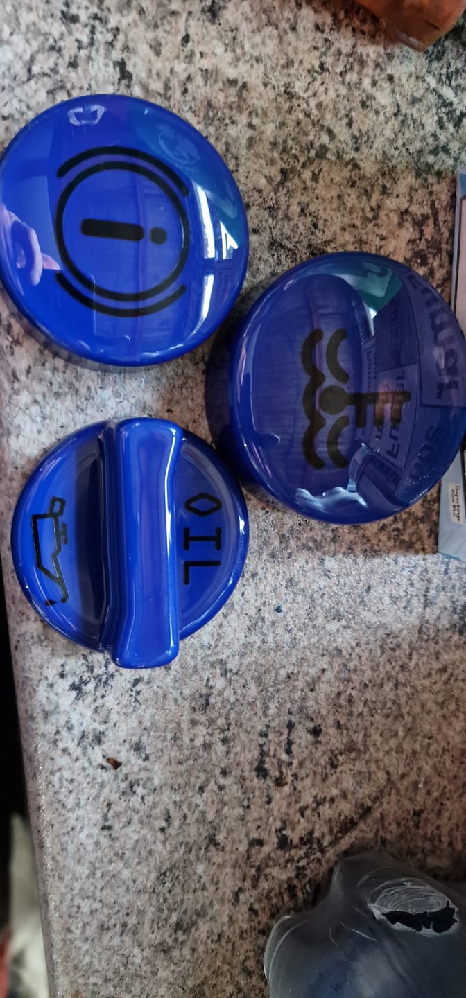 Customer photo review of Custom Cap Vinyl Sticker Set