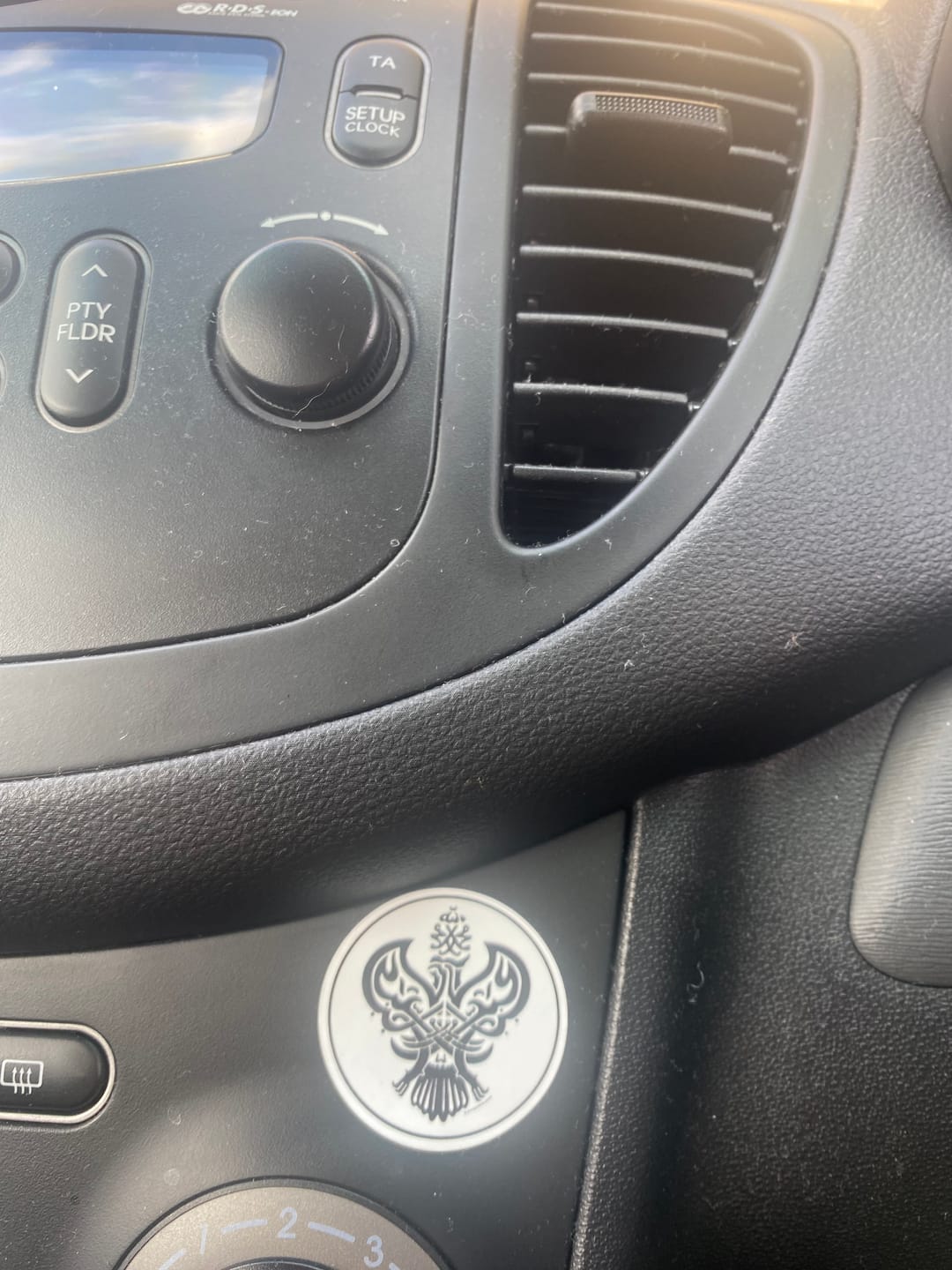 Customer photo review of Taweez Islamic Ruqya Stickers Small 1x1 in.